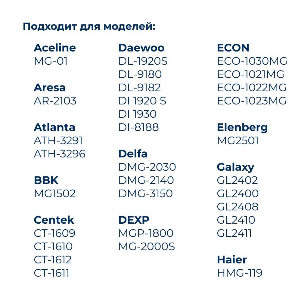 Решетка (диск, сетка) для мясорубки 53,5 мм с отверстиями 5 мм для среднего фарша, с двумя выступами