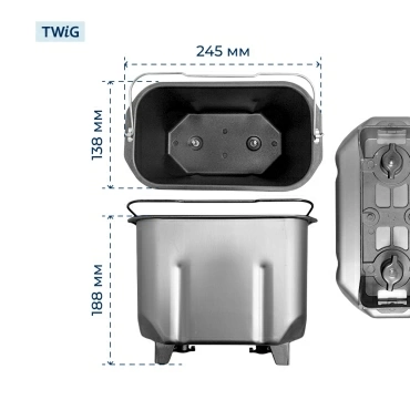 Ведро, емкость, чаша, форма для хлебопечки Daewoo DI-9154
